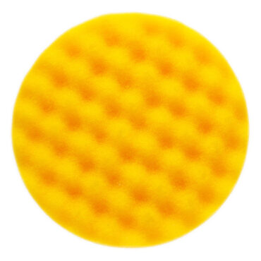 Σφουγγάρι Γυαλίσματος Mirka Golden Finish Pad-1 Ø 155 mm - Κίτρινο - Ανάγλυφο